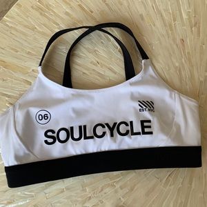 Soulcycle white bra size small NWT